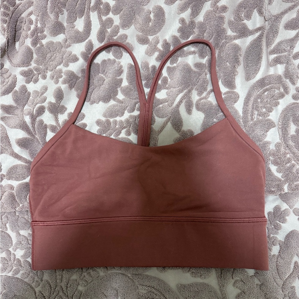 Lululemon Flow Y Long Line Nulu Sports Bra